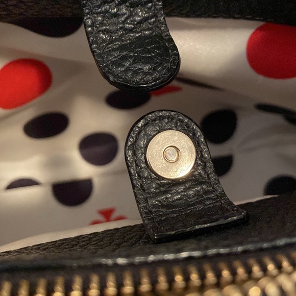 Kate Spade Grove Court Lainey Double Zip Satchel, Black - Picture 8 of 16